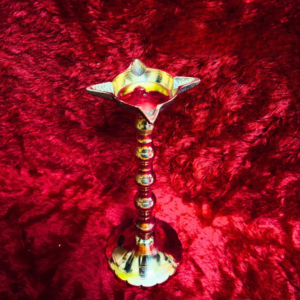 Brass Pil Saajh and Diya Set (12 inch)